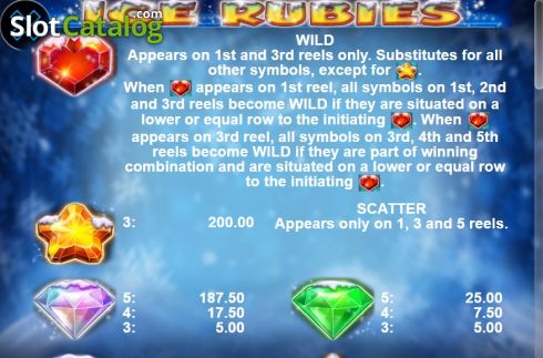 Скрин6. Ice Rubies слот