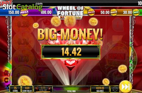 Скрин8. Wheel of Fortune Ruby Riches слот