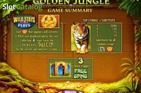 Скрин3. Golden Jungle слот