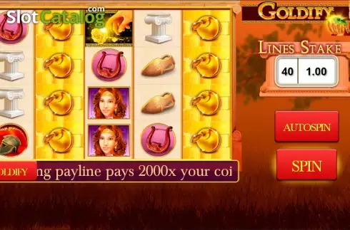 Скрин2. Goldify слот