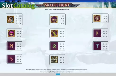 Скрин9. Skadi's Hunt слот
