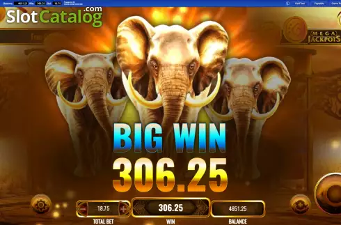 Скрин4. Elephant King MegaJackpots слот