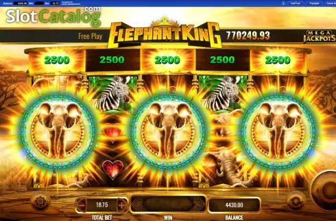 Скрин6. Elephant King MegaJackpots слот