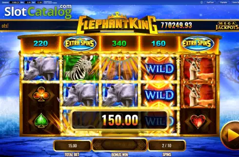 Скрин8. Elephant King MegaJackpots слот
