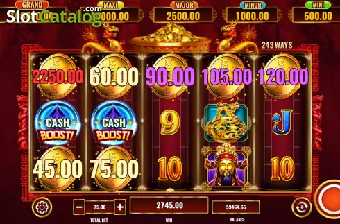 Скрин7. Fortune Coin Boost слот