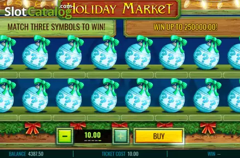 Скрин2. Holiday Market слот