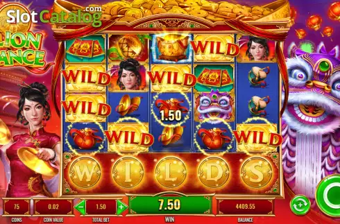 Скрин7. Lion Dance (IGT) слот