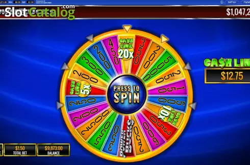 Скрин9. PowerBucks Wheel of Fortune Shimmering Sapphires слот
