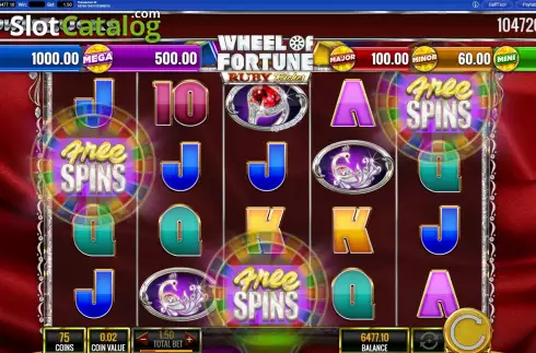 Скрин8. PowerBucks Wheel of Fortune Ruby Riches слот