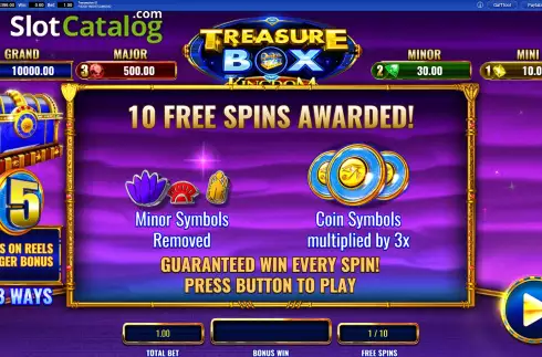 Скрин6. Treasure Box Kingdom слот