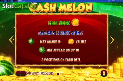 Скрин2. Cash Melon слот