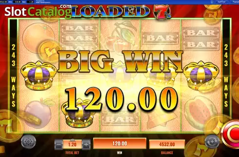 Скрин7. Loaded 7's слот