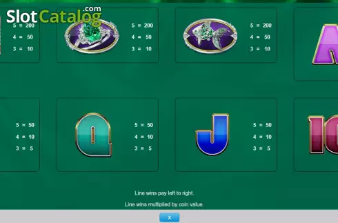 Скрин5. Wheel of Fortune Elegant Emeralds слот