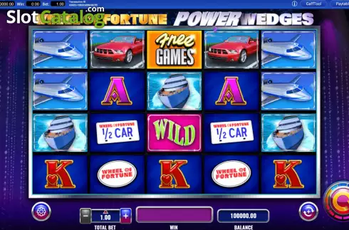 Скрин2. Wheel of Fortune Power Wedges слот