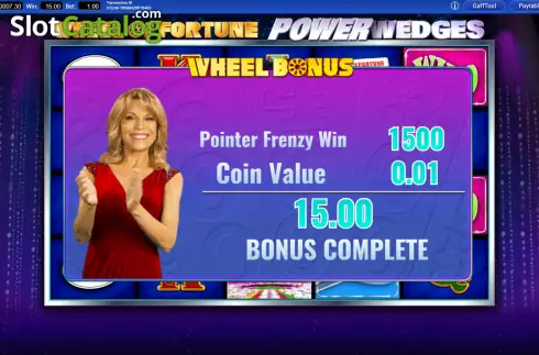 Скрин8. Wheel of Fortune Power Wedges слот