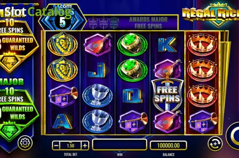 Скрин3. Regal Riches (IGT) слот