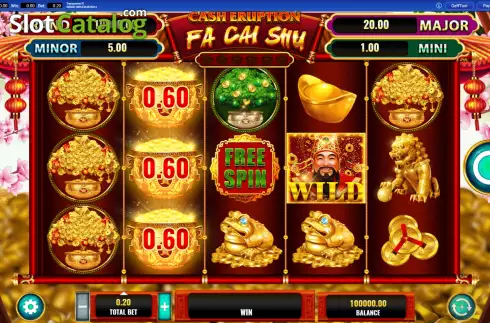 Скрин2. Cash Eruption Fa Cai Shu слот