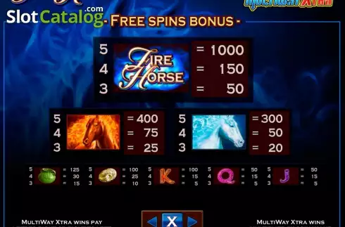 Скрин6. Fire Horse слот