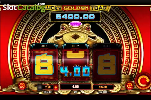 Скрин4. Lucky Golden Toad слот