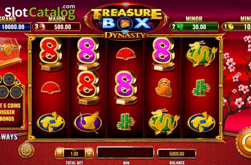 Скрин2. Treasure Box Dynasty слот