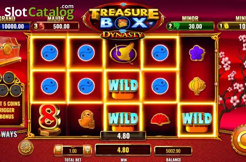 Скрин3. Treasure Box Dynasty слот