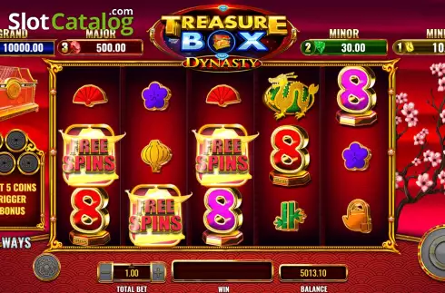 Скрин5. Treasure Box Dynasty слот