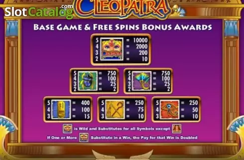 Скрин4. Cleopatra (IGT) слот