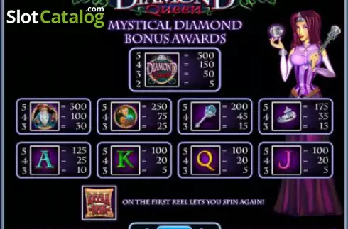 Скрин3. Diamond Queen слот