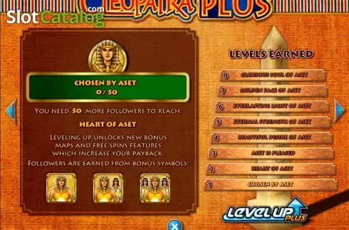 Скрин3. Cleopatra PLUS слот