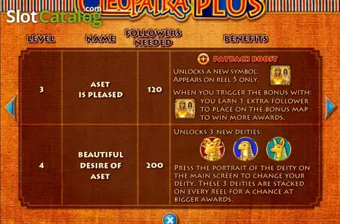 Скрин5. Cleopatra PLUS слот