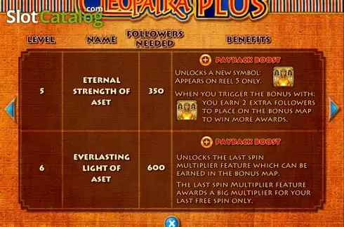 Скрин6. Cleopatra PLUS слот