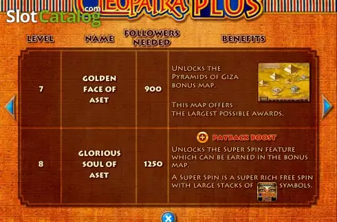 Скрин7. Cleopatra PLUS слот