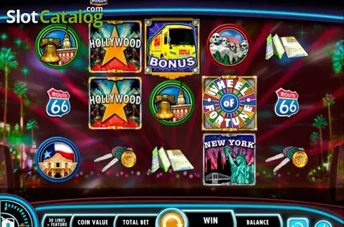 Скрин2. Wheel of Fortune on tour слот