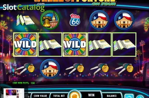 Скрин4. Wheel of Fortune on tour слот