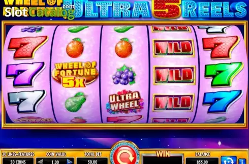Скрин9. Wheel of Fortune Ultra 5 reels слот