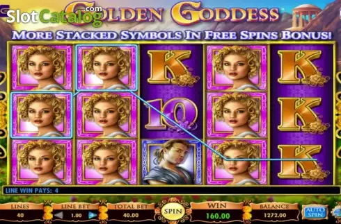 Скрин2. Golden Goddess слот