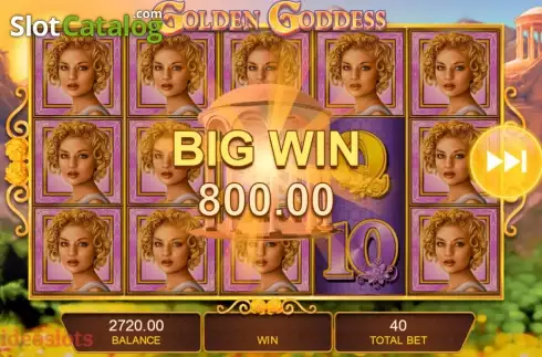 Скрин3. Golden Goddess слот