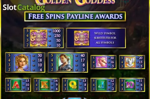 Скрин5. Golden Goddess слот
