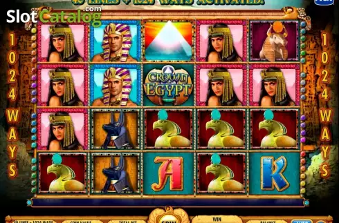 Скрин2. Crown of Egypt слот
