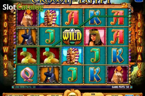 Скрин3. Crown of Egypt слот