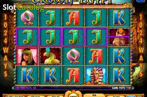 Скрин6. Crown of Egypt слот