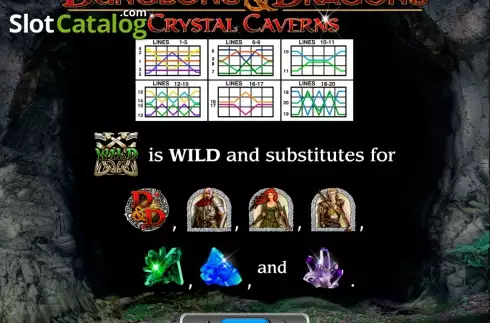 Скрин4. Dungeons and Dragons Crystal Caverns слот
