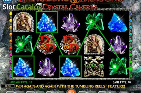 Скрин9. Dungeons and Dragons Crystal Caverns слот