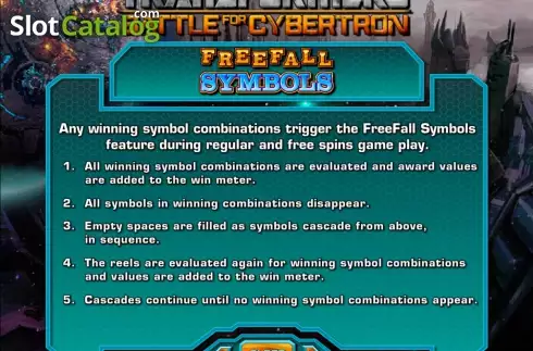 Скрин3. Transformers Battle for Cybertron слот