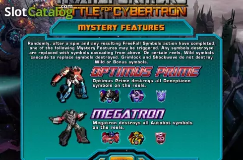 Скрин4. Transformers Battle for Cybertron слот