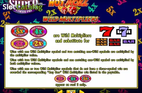 Скрин3. Super Times Pay Hot Roll слот