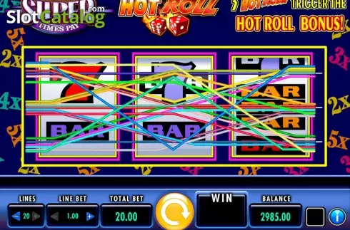 Скрин8. Super Times Pay Hot Roll слот