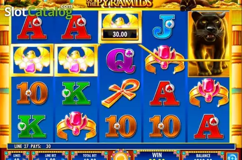 Скрин8. Treasures of the Pyramids слот