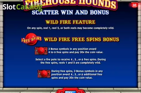 Скрин4. Firehouse Hounds слот