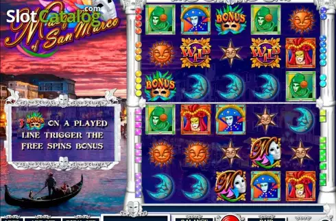Скрин9. Masques of San Marco слот